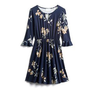 Stitch Fix - French Grey Fit and Flare Dress - M